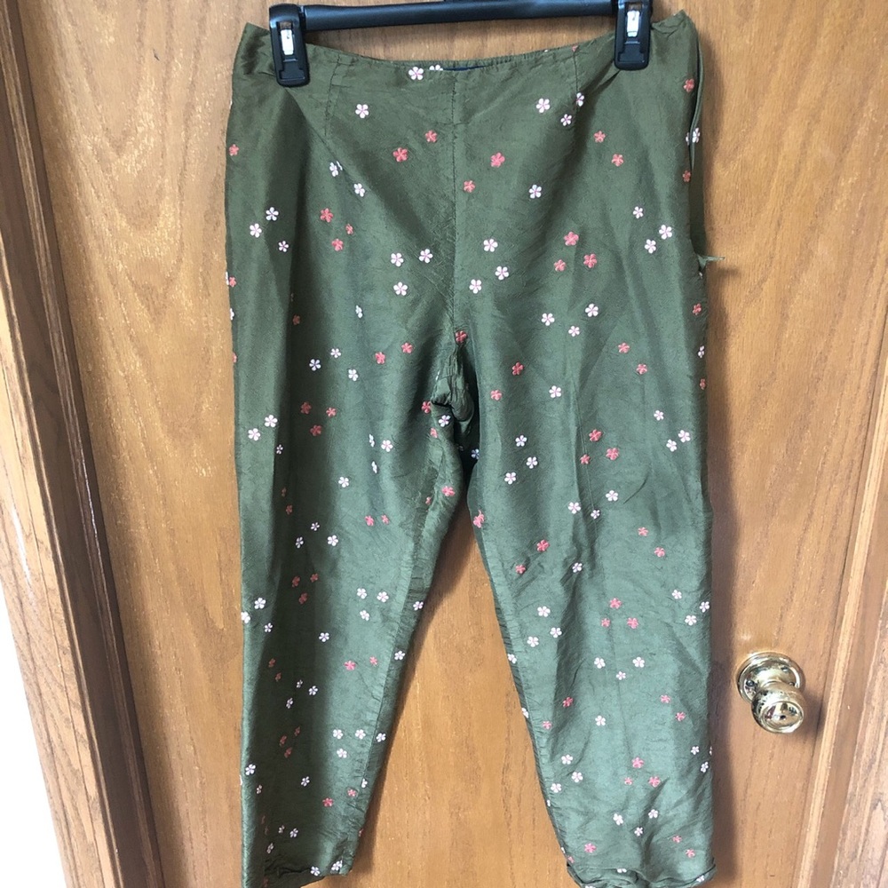 Vintage floral Ann Taylor dress pants,